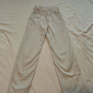 Brandy Melville Ivory Cargo Pants